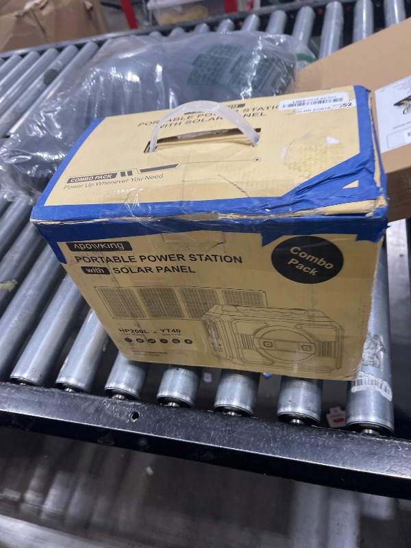 Photo 1 of Solar Powered Generator 300W Rated, Portable Solar Generator Power Station with Solar Panels 40W Included, 220Wh Sola Power Bank with AC Outlet 110V Pure Sine Wave for Home Use Camping Outdoor