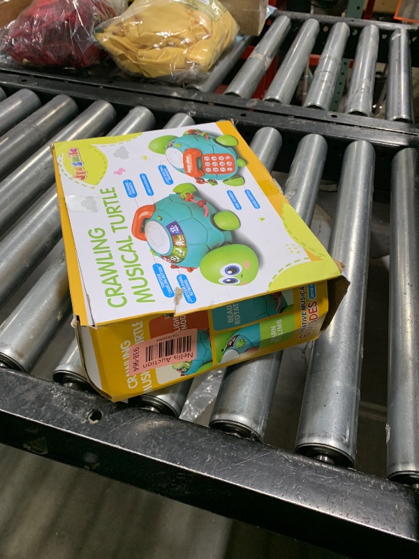 Photo 1 of Baby Toys 6 to 12 Months, Musical Turtle Crawling Infant Toys, Early Learning Educational Toy with Light & Sound, Christmas Birthday Gifts for Boy Girl 7 8 9 10 11 Month 0-1 Year Old