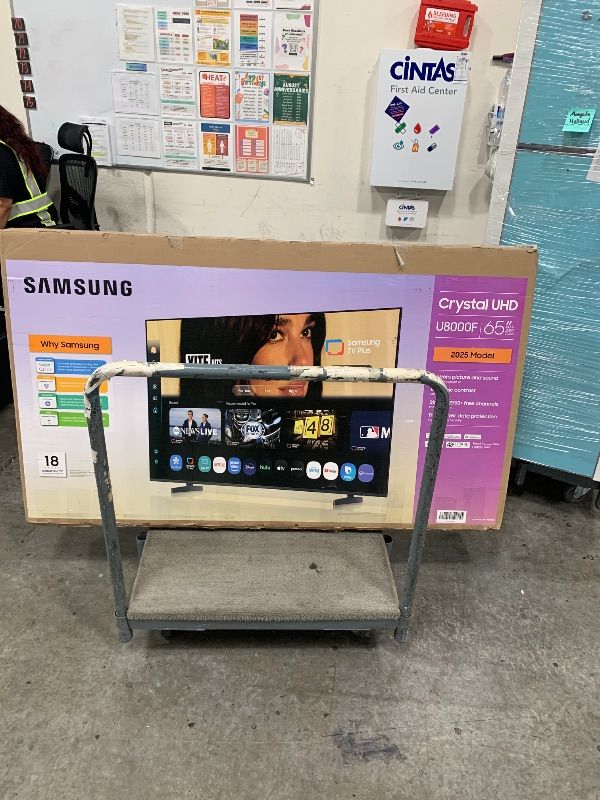 Photo 7 of Samsung 65-Inch Class Crystal UHD U8000F 4K Smart TV (2025 Model) Endless Free Content, Crystal Processor 4K, MetalStream Design, Knox Security, Works with Alexa