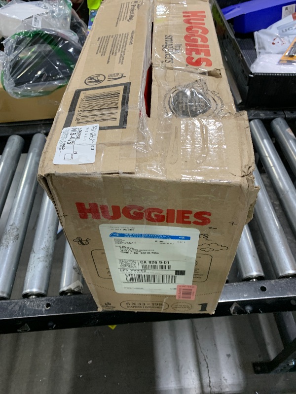 Photo 1 of Huggies Size 1 Diapers, Little Snugglers Diapers, Size 1 (8-14 lbs), 198 Count (6 Packs of 33), Packaging May Vary