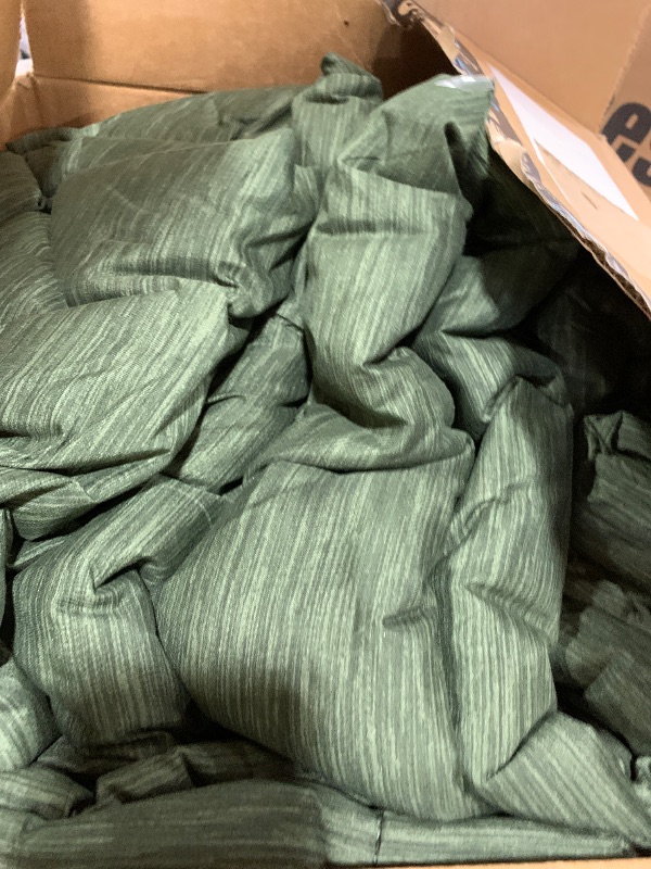 Photo 1 of Bedsure California King Comforter Set - Dark Green Soft Bedding for All Seasons, Cationic Dyed Bed Set, 3 Pieces, 1 California King Size Comforter (104"x96") and 2 Pillow Shams (20"x36"+2")