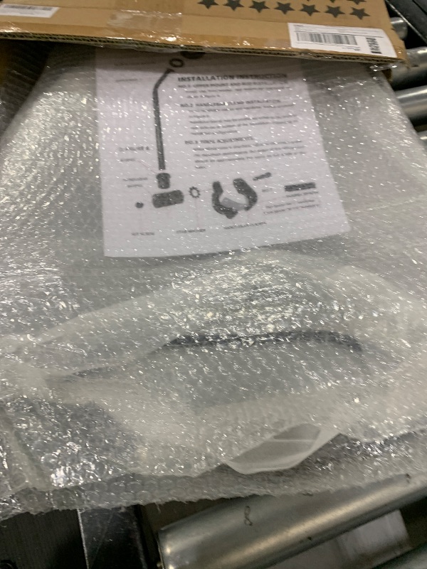 Photo 1 of FATECIM 15" Clear Motorcycle Windscreen Windshield Motorbike Wind Deflector Flyscreen Universal for Harley Davidson Honda Kawasaki Suzuki Triumph Yamaha Indian Victory with 7/8" or 1" Handlebars