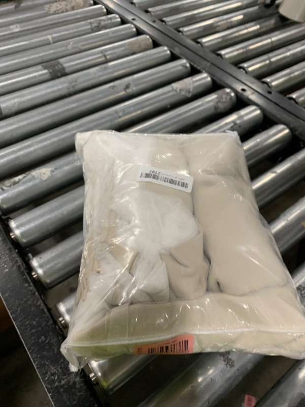 Photo 1 of Bujasso Beige 80% Blackout Curtains with Sheer Overlay Mix and Match Double Layer Thermal Insulated Window Panels 95 inch for Bedroom Beige Drapes with Tiebacks Rod Pocket Back Tab 37" Wx95 Lx2