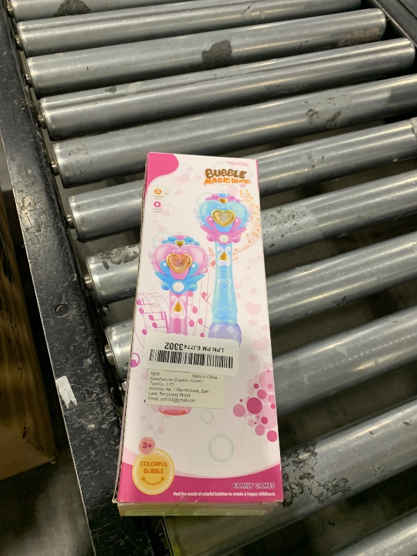 Photo 1 of Beria Toys for Girls: Princess Toy Bubble Wand, Birthday Gifts for 3 4 5 6 7 8 Years Old Girl, Bubbles Machine Fairy Wands for Kids Light Up with Bubble Solution, Toddler Girl Toys Age 4-5