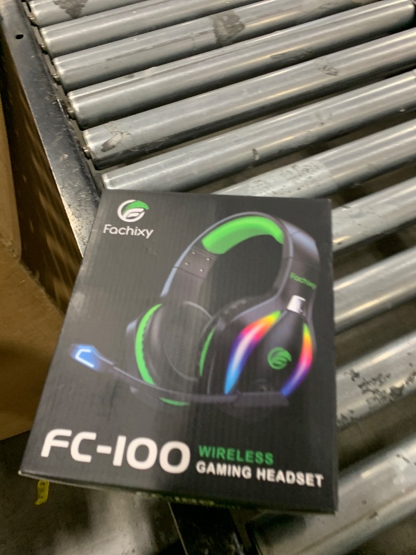 Photo 1 of Fachixy FC100 Wireless Gaming Headset with Microphone for PS5, PS4- Gamer Headset with Mic - Bluetooth Headphones with 50Hrs Battery Life - for PC, Mac, Tablets, Switch and Smartphones