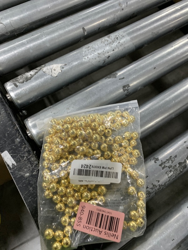 Photo 1 of Cusmation Gold Beads, 200 pcs 12 MM Pearls for Jewelry Making, Gold Filled Beads for Jewelry Making, Bracelets, Necklaces, Hairs, Crafts, Decoration and Vase Filler