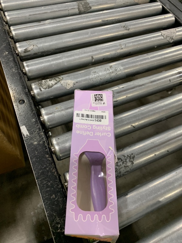Photo 1 of Curl Defining Brush,2024 Curly Hair Brush,Vented Hair Brush for Detangling, Shaping and Defining Curls For Women and Men Less Pulling (Purple)