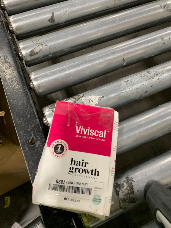 Photo 1 of Viviscal Hair Growth Supplements For Women For Thicker, Fuller Hair, Nourishes Thinning & Loss, With Proprietary Collagen Complex, 60 Tablets, 1 Month Supply