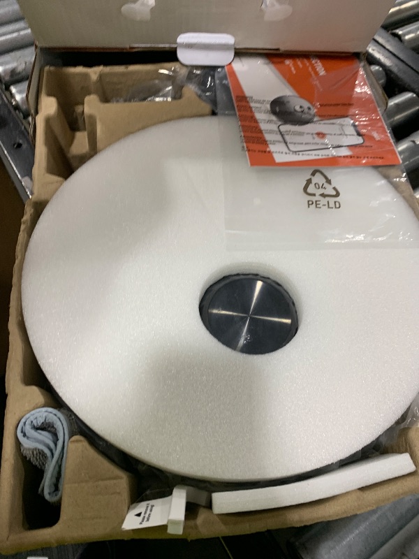 Photo 1 of Robot Vacuum and Mop, Mapping Robotic Vacuums Cleaner with LiDAR Navigation Smart & Strong Suction, WiFi/App/Alexa/Voice Control, Obstacle Avoidance, for Home, Wood/Hard Floors, Pet Hair -Grey
