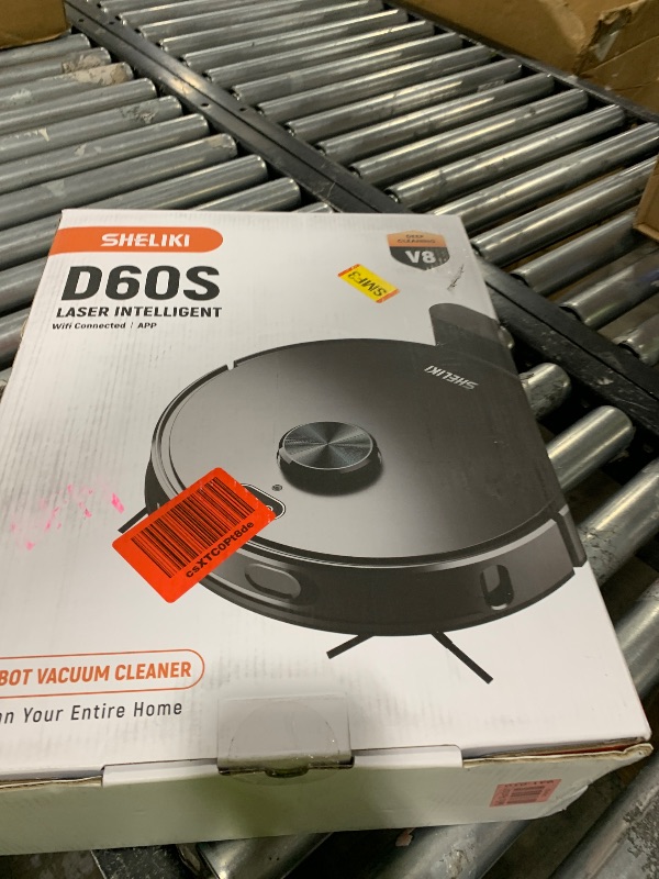 Photo 1 of Robot Vacuum and Mop, Mapping Robotic Vacuums Cleaner with LiDAR Navigation Smart & Strong Suction, WiFi/App/Alexa/Voice Control, Obstacle Avoidance, for Home, Wood/Hard Floors, Pet Hair -Grey