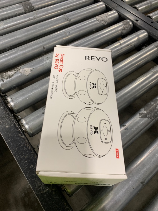 Photo 1 of REVO The Original 4-in-1 Smart Cupping Therapy Massager, Red Light Therapy for Targeted Pain Relief, Knots, Aches, Muscle Soreness, Circulation & Tighter Skin, Portable Electric Massager- 2 Pack