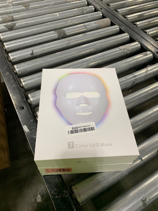 Photo 1 of ESTANANA Cordless Red Light Therapy for Face, 7 Modes Led Face Mask Light Therapy with Remote, Near Infrared 880 Red Light Therapy Mask at Home, Wrinkle Reduction, Anti-Ageing, White