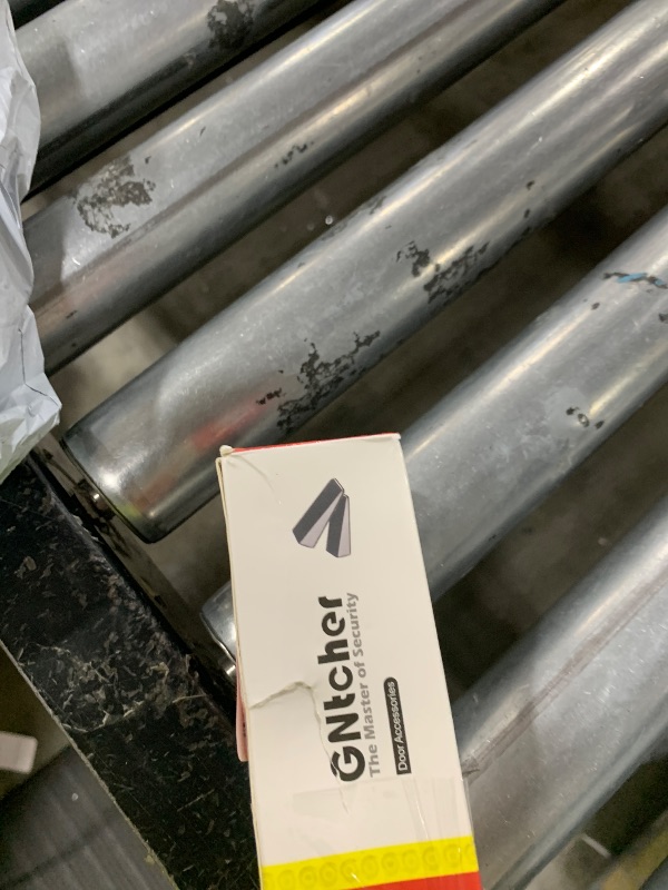 Photo 1 of EMVANV Metal Door Stop, Heavy Duty Door Stop, Anti-Scratch/Rust Wedge Stopper for Bottom of Door, Rubber Heavy Doorstops Wedge Door Stoppers