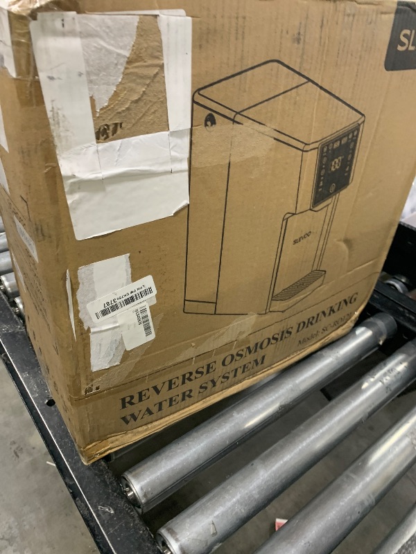 Photo 1 of [HOT] Reverse Osmosis Water Filter Countertop, 5:1 Pure to Drain & 75GPD Water Purifier with 4-Stage RO Purification & 6L Large Tank for Tap/Well Water, 3s-Hot Countertop Filtration for Home/Office