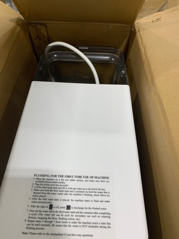 Photo 1 of [HOT] Reverse Osmosis Water Filter Countertop, 5:1 Pure to Drain & 75GPD Water Purifier with 4-Stage RO Purification & 6L Large Tank for Tap/Well Water, 3s-Hot Countertop Filtration for Home/Office