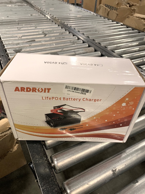 Photo 1 of Ardroit 14.6V 50A LifePO4 Battery Charger Trickle Charger Smart Charger and Maintainer for 12V LiFePO4 Lithium-Iron Deep Cycle Rechargeable Batteries and Battery Desulfator