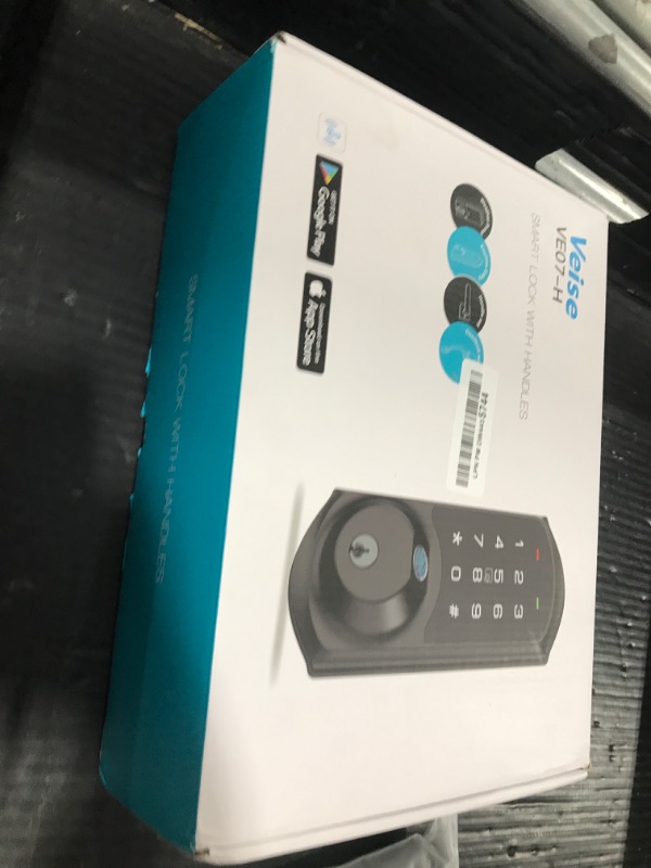 Photo 1 of Veise VE07-H Fingerprint Smart Locks for Front Door with Handle Set, App Control, Keyless Entry Keypad Deadbolt, Digital Electronic Touchscreen, Easy Install, Auto Lock, Satin Nickel