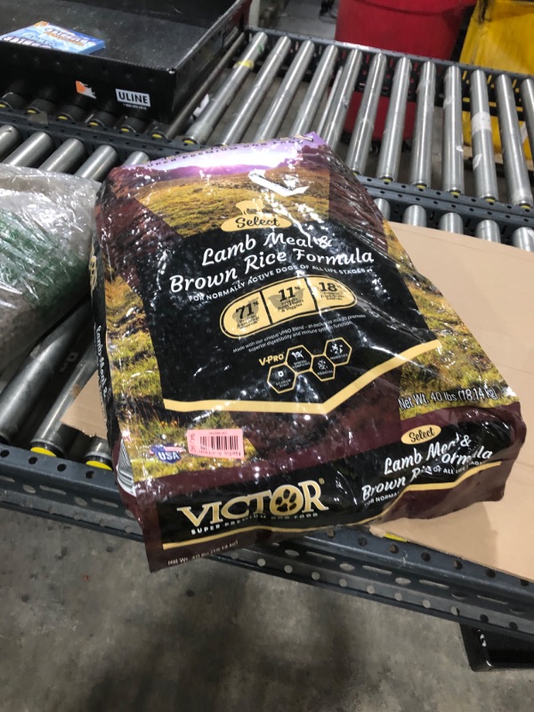 Photo 1 of VICTOR Super Premium Dog Food – Lamb Meal & Brown Rice Formula - Gluten-Free Dry Dog Food for All Normally Active Dogs of All Life Stages – Ideal for Dogs with Meat Protein Allergies, 40 lb