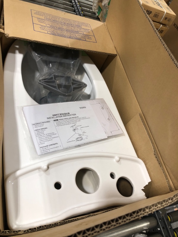 Photo 1 of TOTO WASHLET+ Aquia IV One-Piece Elongated Dual Flush 1.28 & 0.9 GPF Toilet with Auto Flush S7A Contemporary Bidet Seat, Cotton White - MW6464736CEMFGNA#01