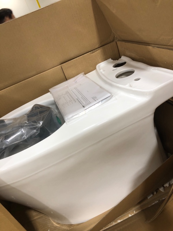 Photo 1 of TOTO WASHLET+ Aquia IV One-Piece Elongated Dual Flush 1.28 & 0.9 GPF Toilet with Auto Flush S7A Contemporary Bidet Seat, Cotton White - MW6464736CEMFGNA#01