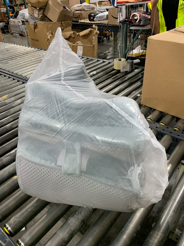Photo 1 of KingPavonini 4-Height Adjustable Leg Elevation Pillows for After Surgery, Injuries, or Rest, Memory Foam Leg Pillows for Sleeping with 3 Handles and Insert Pad, Washable Velvet Cover