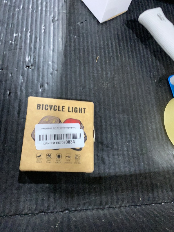 Photo 1 of Zewdov Bike Lights for Night Riding, USB Rechargeable Bike Lights Front and Back, Waterproof IP65 Bicycle Light, 4+6 Modes Bike Headlight and Tail Light Set,1.5 Hrs Fast Charging, Easy to Install