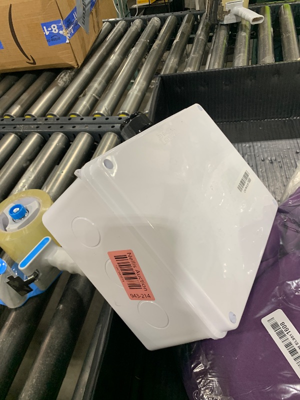 Photo 1 of LeMotech Junction Box, Electrical Box IP65 Water Resistant Dustproof ABS Plastic Project Enclosure for Electronics White 10 x 7.9 x 4.7 inch