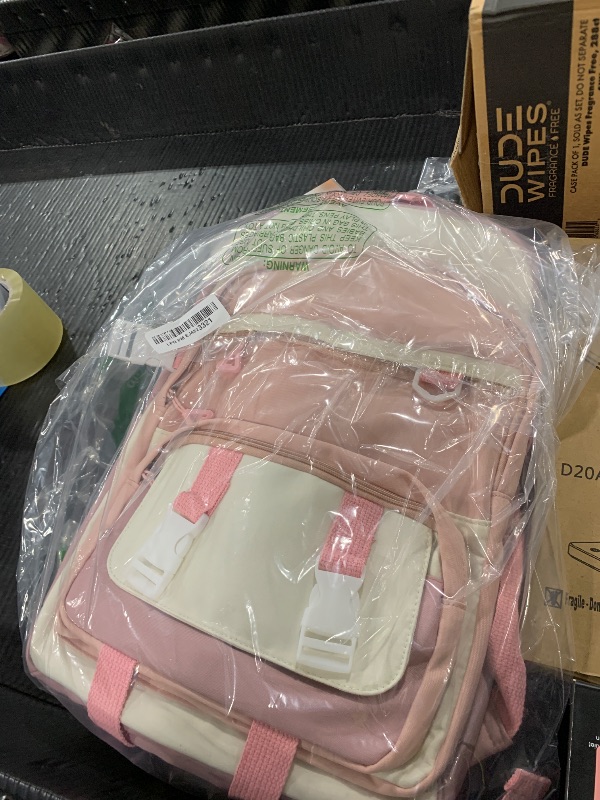 Photo 1 of Phaoullzon Kawaii Backpack for Girls School Bookbag Cute Anime Backpacks with Pins and Pendant