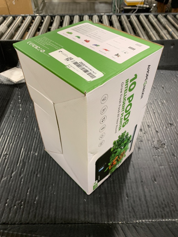 Photo 1 of Ahopegarden Indoor Garden Hydroponics Growing System: 10 Pods Plant Germination Kit Aeroponic Herb Vegetable Growth Lamp Countertop with LED Grow Light - Hydrophonic Planter Grower Harvest Lettuce