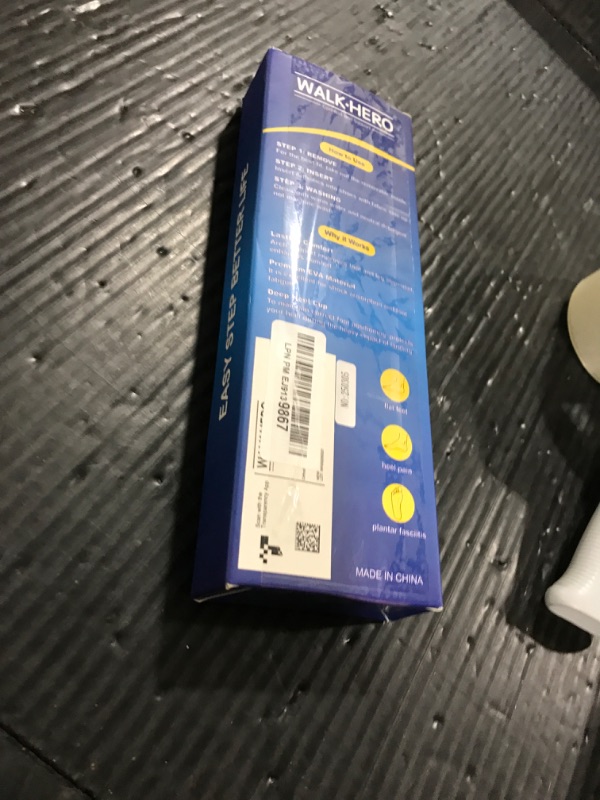 Photo 1 of Inserts Relieve Plantar Fasciitis - Flat Feet Insoles Arch Supports, Orthotic Insoles for Foot Pain Arch Pain Reduce Muscle Fatigue Absorb Shock (Mens 6-6 1/2 | Womens 8-8 1/2)