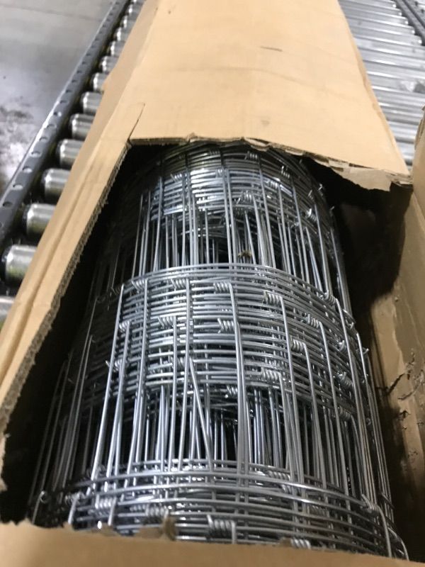 Photo 1 of Farm Fence,5ft×164ft Galvanised Iron Wire Farm Fence Cattle Fence Deer Fence Grassland Fence, for Yard Garden and Animal Protection