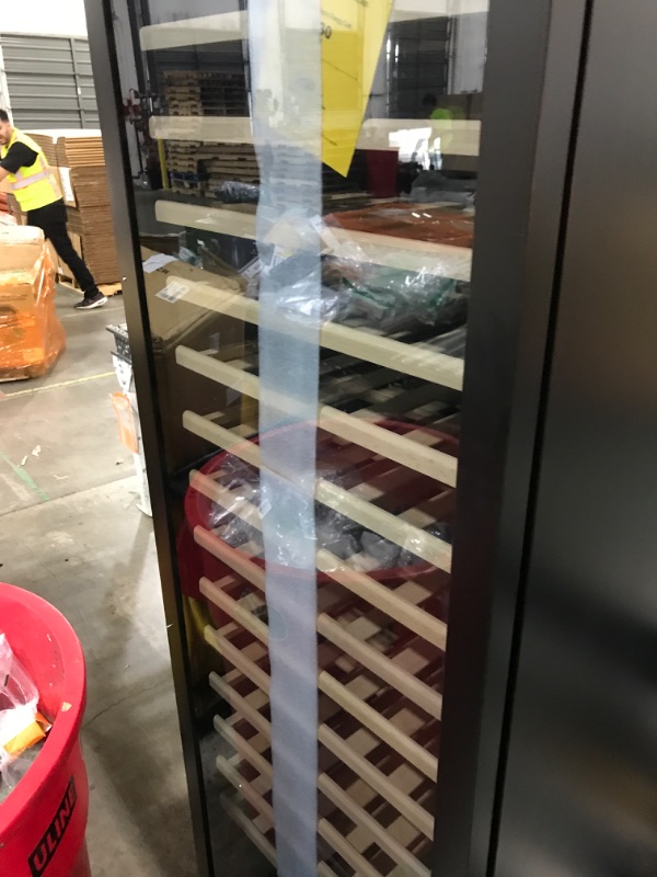 Photo 1 of ORYMUSE Large 200 Bottle Wine Fridge - 24 Inch Wine Cooler Refrigerator, Freestanding And Built-In Design, Upgraded Compressor Cooling, Intelligent
