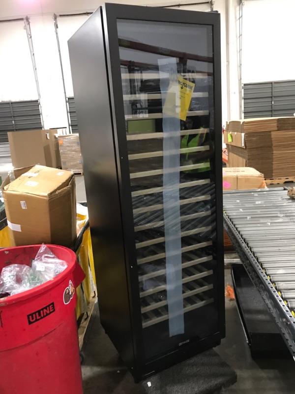 Photo 1 of ORYMUSE Large 200 Bottle Wine Fridge - 24 Inch Wine Cooler Refrigerator, Freestanding And Built-In Design, Upgraded Compressor Cooling, Intelligent
