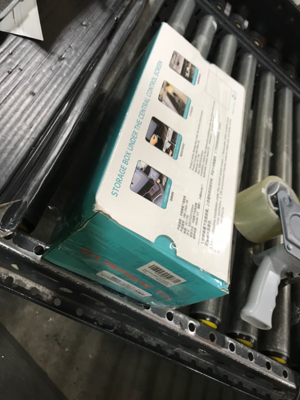 Photo 1 of Heryvii Hidable Under Screen Storage for Tesla Model 3 Model Y 2016-2025, Upgrade Damping Slides and Press Switch Design, Open and Close Center Console Organizer Tray with Anti-Slip Pad
