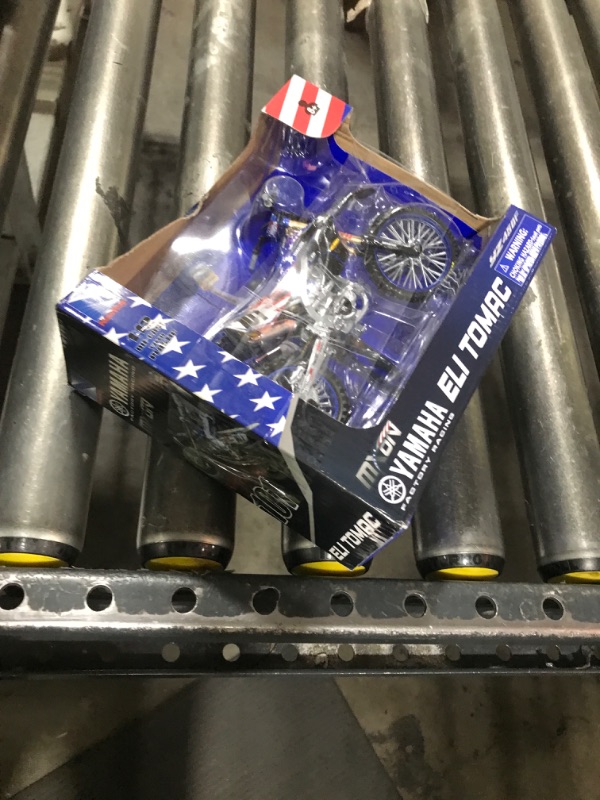 Photo 1 of NewRay Toys Yamaha YZ450F Motocross of Nations Bike Eli Tomac Race Team Replica, 1:12 Scale, Kids, Gifts, Birthdays