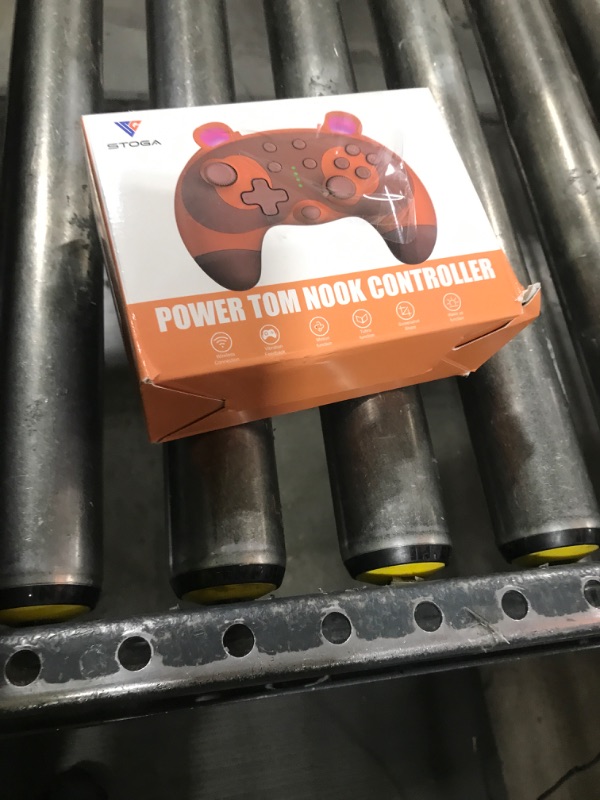Photo 1 of STOGA Switch Controller, Cute Raccoon Animal Switch Pro Controller for Switch Lite/OLED/PC, Wireless Switch Controller with Wake-Up,Gyro Axis,Turbo and Dual Vibration-Brown