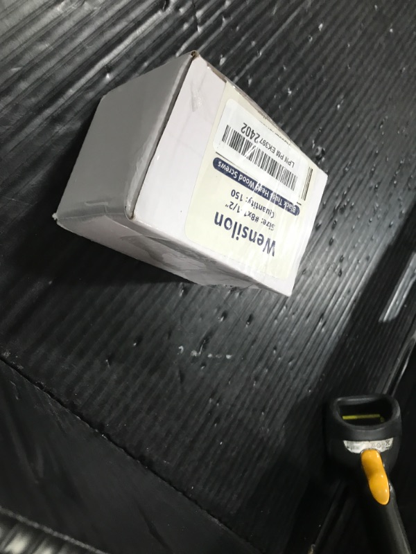 Photo 1 of (150 pcs)#8×1-1/2" Black Truss Head Wood Screws Quick Metal Self Tapping Zinc Oxide