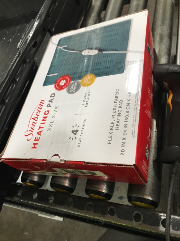 Photo 1 of Sunbeam XXL Heating Pad, 20"x 24", For Back, Neck, Shoulder, and Period Cramp Pain Relief, 4 Heat Settings, Auto Shut-Off, Machine-Washable, Gifts For Mom & Wife, FSA/HSA Eligible, Dark Teal