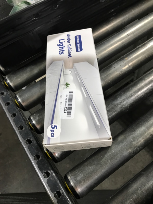 Photo 1 of VerRon 5-Pack Under Cabinet Lighting, Upgraded 2200mAh Rechargeable Under Cabinet Lights Wireless, LED Motion Sensor Light Indoor Closet Lights Under-Counter Light Fixtures for Kitchen, Hallway, 10in