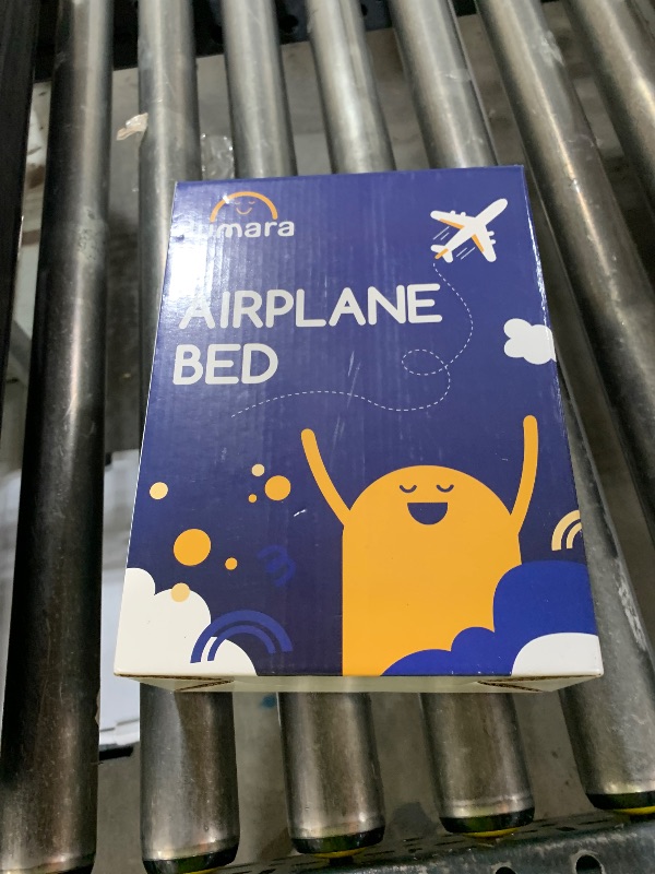 Photo 1 of LUMARA Toddler Airplane Bed - Inflatable Airplane Bed for Toddlers, Plane Baby Seat Extender for Kids - Blow Up Air Mattress for Child Flight Sleep with Safety Belt, Innovative Valves, No Pump Needed