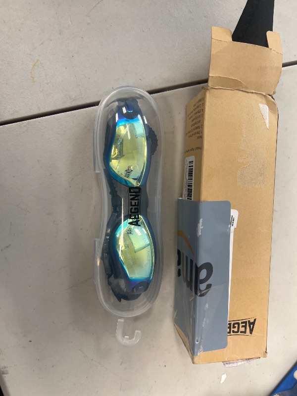 Photo 1 of Aegend Swim Goggles, Swimming Goggles No Leaking Full Protection Adult Men Women Youth