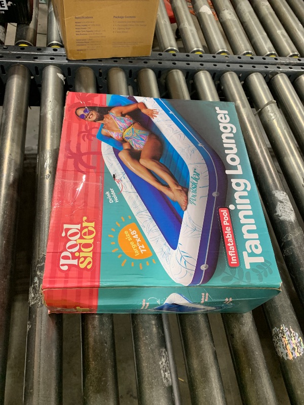 Photo 1 of Premium Inflatable Tanning Pool Lounger | Large Inflatable Tanning Bed for Adults - 4 in 1 Multipurpose Suntan Tub | Pool Floats Adults, Inflatable Pool Float | Tanning Float - Sunbathing Pool Raft