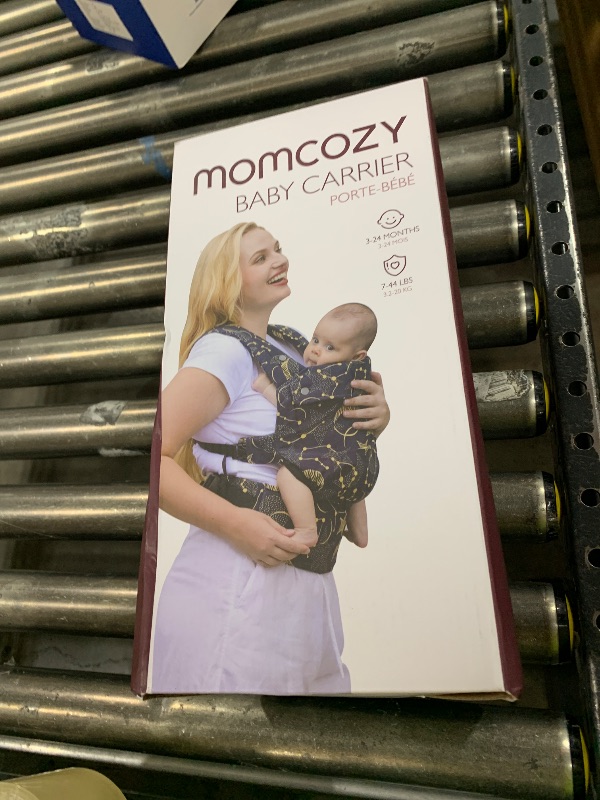 Photo 1 of Momcozy Baby Carrier - Ergonomic, Cozy and Lightweight Carrier for 7-44lbs, Effortless to Put On, Ideal for Hands-Free Parenting, Enhanced Lumbar Support, Purehug for Infant to Toddler, Black