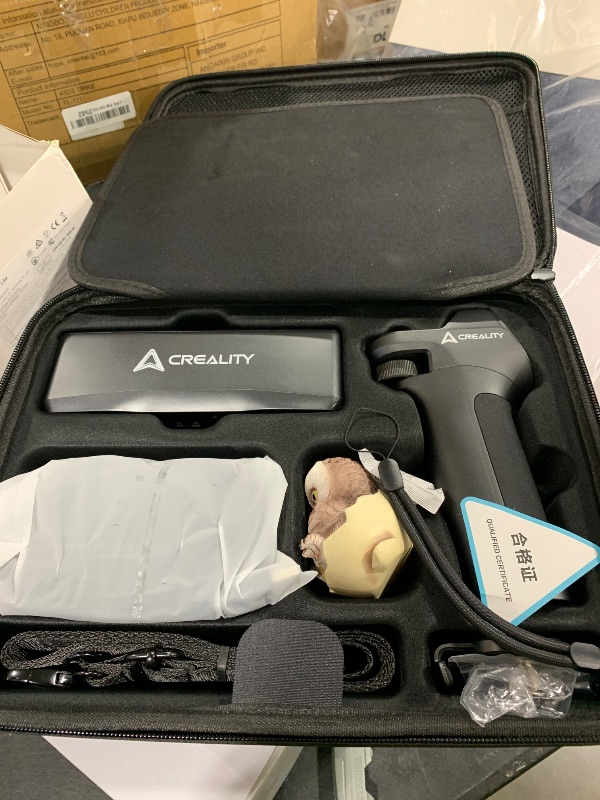 Photo 1 of Creality Wireless CR-Scan Otter Lite 3D Scanner for 3D Printing, AI-Powered 30ps High Frame Scanning, 24-Bit Full-Color Scans, Scans Objects from 20mm to 2000mm for Win/Mac/iOS/Android