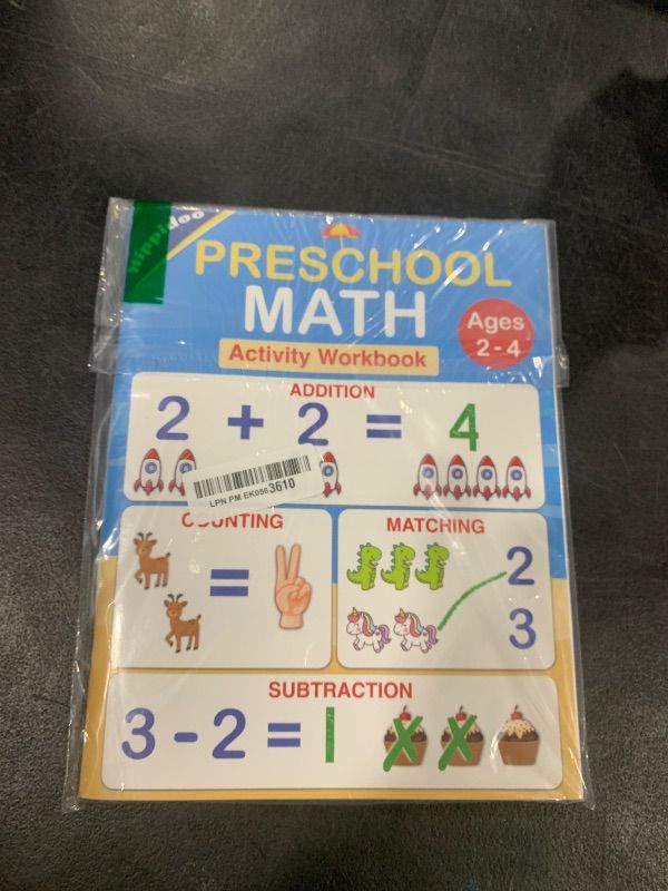 Photo 1 of Preschool Math Workbook: Number Tracing, Addition and Subtraction math workbook for toddlers ages 2-4 and pre k