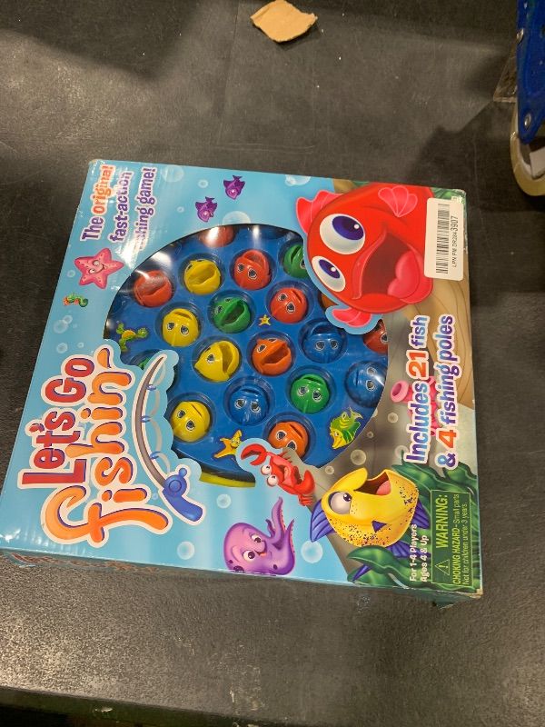 Photo 1 of Let's Go Fishin' Game by Pressman - The Original Fast-Action Fishing Game!, 1-4 players