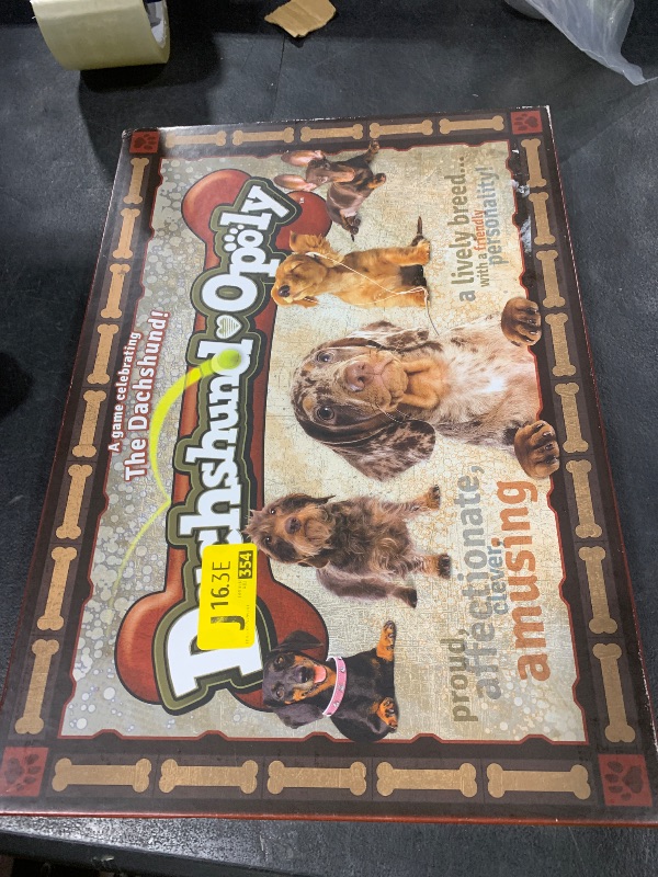 Photo 1 of Late for the Sky Dachshund-opoly 15.38 x 10.63 x 2.06 inches