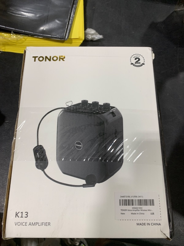 Photo 1 of TONOR Voice Amplifier 50W, 6000mAh Rechargeable Bluetooth Personal PA System with Wireless Headset Mic & Waistband, Portable Megaphone Speaker for Classroom, Training, Teaching, Speech, Tour Guide K13