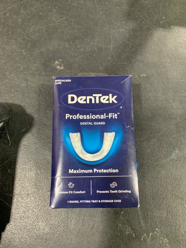 Photo 1 of DenTek Mouth Guard for Nighttime Teeth Grinding, Professional-Fit Dental Guard, 1 Count