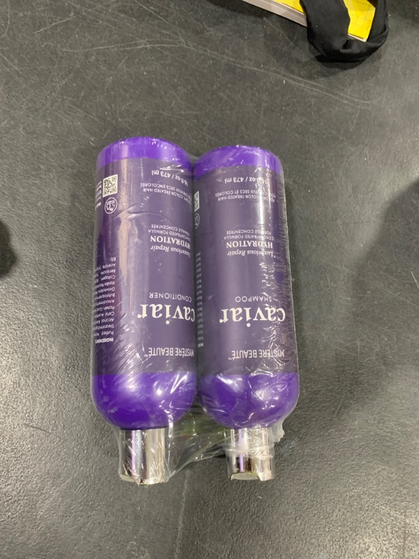 Photo 1 of Caviar Shampoo and Conditioner | Luxury Caviar Hair Products for Hydration Moisturizing Caviar Hair Care Set Caviar Shampoo for Nourishment & Caviar Conditioner for Smooth Hair - 16 fl oz each